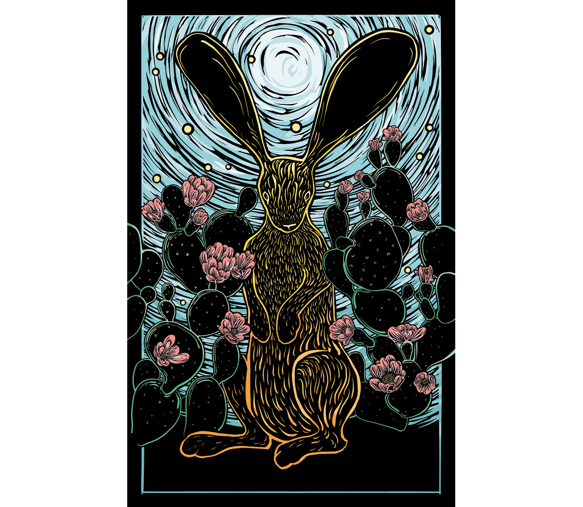 "Prickly Pear Rabbit" - Sara Gettys